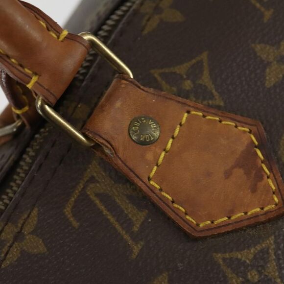 Louis Vuitton Speedy Handbag Monogram Canvas Brown Canvas Handbag (Pre-Owned) - Picture 13 of 16